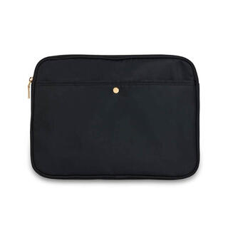 Fan Palm Laptop Sleeve Black Nylon