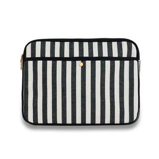 Fan Palm Laptop Sleeve Cotton Stripe